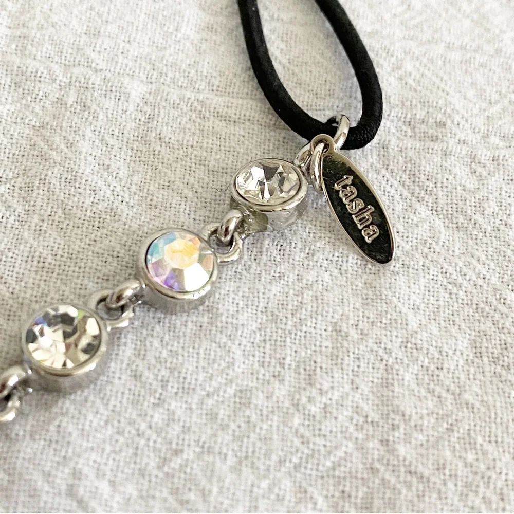 Tasha cubic zirconia headband/necklace